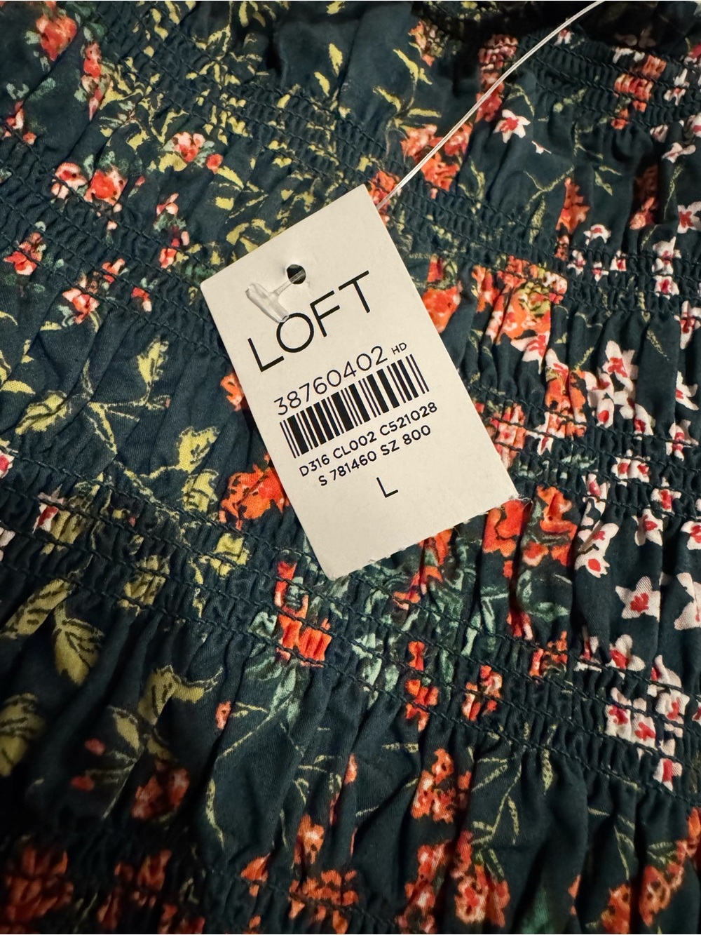 LOFT Floral Midi Dress - Picture 4 of 4